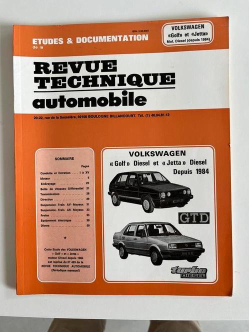 Revue technique VW Golf & Jetta Diesel, Autos : Divers, Modes d'emploi & Notices d'utilisation, Enlèvement ou Envoi