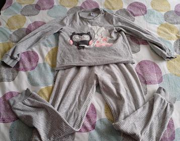 Pyjama velours, 9 ans, T134