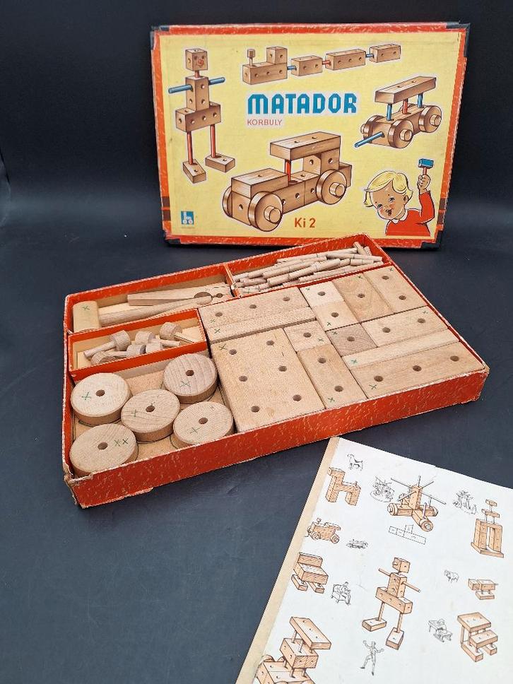 oude Matador doos Korbuly, Ki 2, jaren 60, Antiek en Kunst, Antiek | Speelgoed, Ophalen of Verzenden