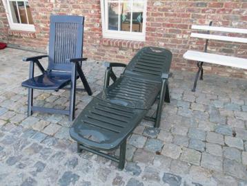 2 tuinstoelen in gebruikte staat tuinzetels  beschikbaar voor biedingen