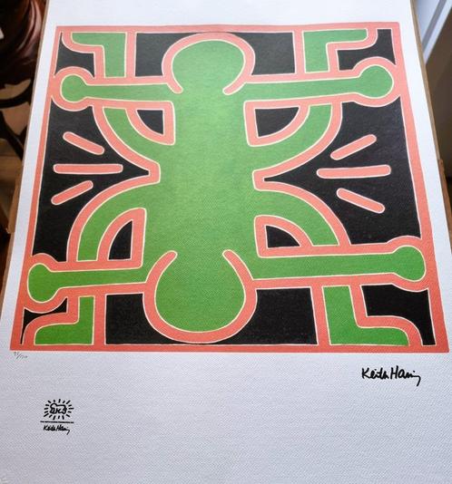 Keith Haring - Lim.ed. 95/150 - Haring Foundation, Antiek en Kunst, Kunst | Litho's en Zeefdrukken, Ophalen of Verzenden