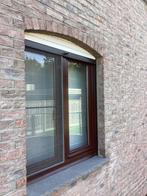 Deceuninck pvc ramen , bruin mahonie, Châssis de fenêtre, Synthétique, Enlèvement, Utilisé