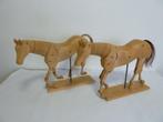 Houten tekenmodel paard(2stuks)  30cm H 37cm lengte paard, Comme neuf, Autres types, Enlèvement ou Envoi