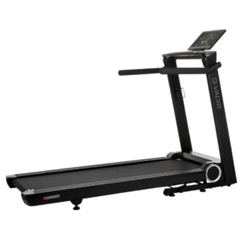 Hammer Q. Vadis 10.0 Treadmill | Loopband, Sport en Fitness, Fitnessmaterialen, Zo goed als nieuw, Armen, Benen, Borst, Buik, Rug
