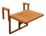 Balkon Tafeltje, Tuin en Terras, Ophalen, Nieuw, Rechthoekig, Teakhout