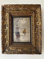 Klein antiek zeeschilderij, gesigneerd De Vos, Antiek en Kunst, Ophalen