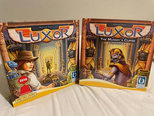 Luxor + Expansion 1, Hobby en Vrije tijd, Gezelschapsspellen | Bordspellen, Nieuw, Een of twee spelers, Drie of vier spelers, Vijf spelers of meer