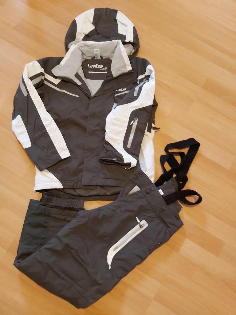 Skibroek + skijas wedze cm 134/145 -  10 jaar, Autres marques, Enlèvement, Utilisé, Ski
