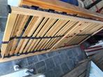 2 verschillende Eenpersoonsbedden met lattenbodem en matras, Huis en Inrichting, Ophalen, Gebruikt, 90 cm, Eenpersoons