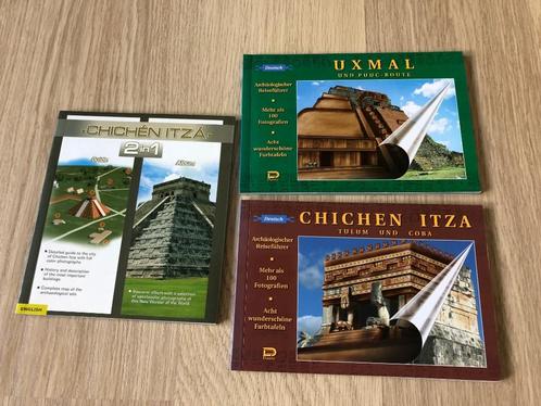 3 reisgidsen / souvenir boekjes over de Maya in Mexico, Livres, Guides touristiques, Comme neuf, Enlèvement ou Envoi