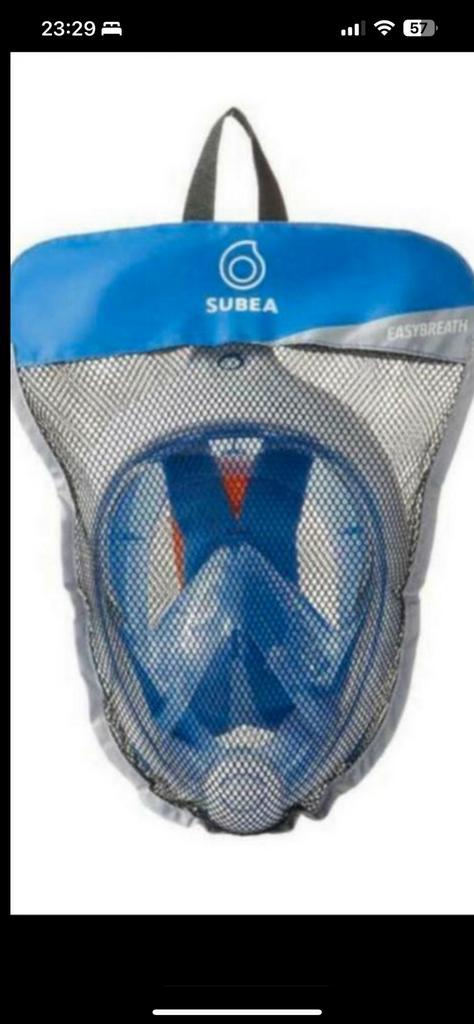 2 nieuwe duikmaskers, Watersport en Boten, Watersportkleding, Zo goed als nieuw, Overige typen, Kind