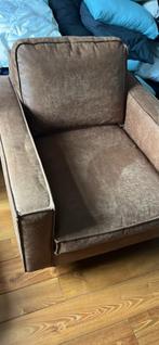 Bruine 1-zit zetel, Ophalen, Zo goed als nieuw