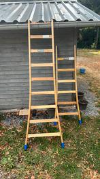 2 STALTOR PROFESSIONAL HOUTEN LADDERS, Ophalen, Nieuw