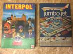 Bordspellen Interpol en Jumbo Jet jaren 80, Hobby en Vrije tijd, Ophalen, Gebruikt
