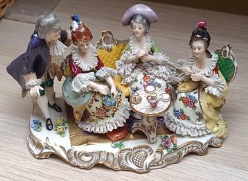 Dresden Volkstedt porceleinen beeldje  beschikbaar voor biedingen