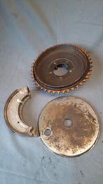 AJS Matchless achtertandwiel + remdelen, Motoren, Onderdelen | Oldtimers, Ophalen of Verzenden