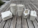 Modern koffieservies 4 pers Royal Boch, Huis en Inrichting, Keramiek, Ophalen of Verzenden, Zo goed als nieuw, Effen
