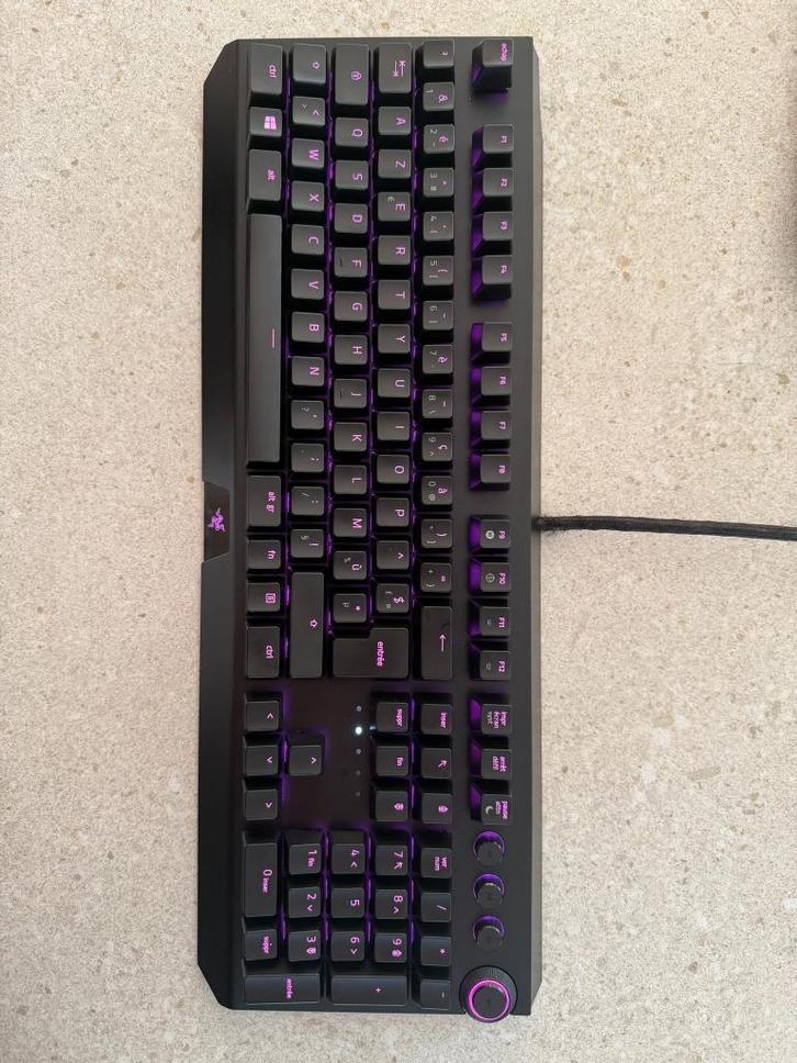 Razer BlackWidow Elite – FR AZERTY – In goede staat, Computers en Software, Toetsenborden, Gebruikt, Azerty, Bedraad, Gaming toetsenbord
