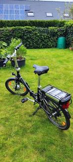 Electrische vouwfiets, Fietsen en Brommers, Elektrische fietsen, Gebruikt, Minder dan 47 cm, 30 tot 50 km per accu, Ophalen