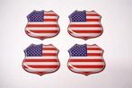 3D Amerika gel vlag stickers UV-bestendig USA, Verzenden, Nieuw, Overige typen