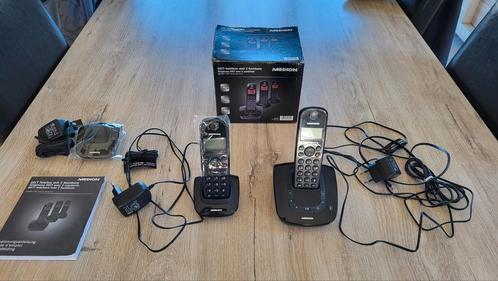 MEDION draadloze telefoon (DECT) met 2 handsets, Telecommunicatie, Vaste telefoons | Handsets en Draadloos, Gebruikt, 2 handsets