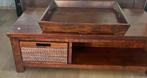 Table de salon en bois exotique, Maison & Meubles, Enlèvement, Comme neuf