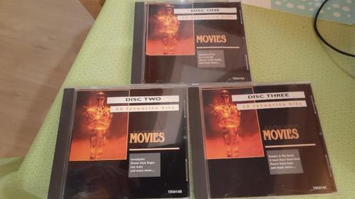 CD: Movies (3 CD's) en The film themes NIEUWSTAAT, Cd's en Dvd's, Cd's | Filmmuziek en Soundtracks, Zo goed als nieuw, Ophalen of Verzenden