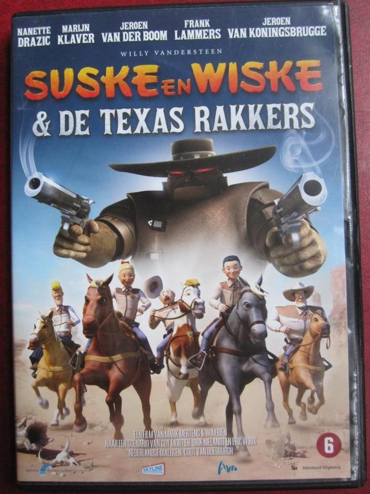 Suske en Wiske & De Texas Rakkers (2009), Cd's en Dvd's, Dvd's | Tekenfilms en Animatie, Zo goed als nieuw, Amerikaans, Tekenfilm