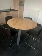 Eettafel 1m20 diameter, Huis en Inrichting, Tafels | Eettafels, Ophalen, Zo goed als nieuw