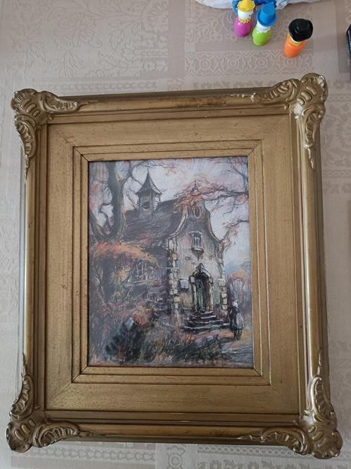 Pastel van Ferdinand Jorwitz ( Elsene 1897 - Brussel 1979 )., Antiek en Kunst, Kunst | Schilderijen | Klassiek, Ophalen of Verzenden