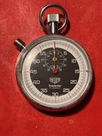 Heuer Trackstar 652.301 7 Jewels Stop Watch de 1971, Enlèvement ou Envoi, Comme neuf, Blanc, Android