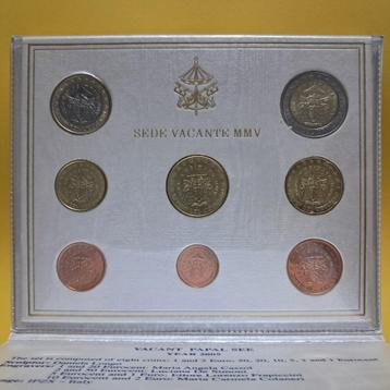 BU Vatican vrijgekomen zetel 2005 - Euroset beschikbaar voor biedingen