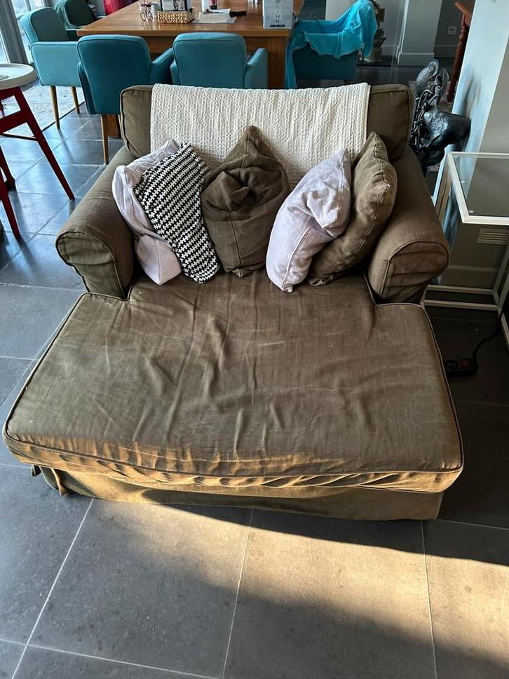 3 chaise longues, Huis en Inrichting, Zetels | Zetels en Chaises Longues, Gebruikt, Eenpersoons, Stof, Ophalen