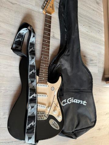 Elektrische gitaar C.Giant, Enlèvement, Comme neuf, Autres marques