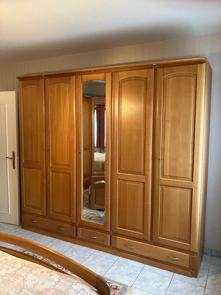 zeer grote, complete, op maat gemaakte 2-persoons slaapkamer, Huis en Inrichting, Slaapkamer | Complete slaapkamers, Gebruikt