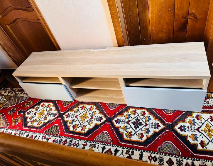 IKEA BESTA 180 CM tv-meubel, Huis en Inrichting, Kasten |Televisiemeubels, Zo goed als nieuw, Ophalen