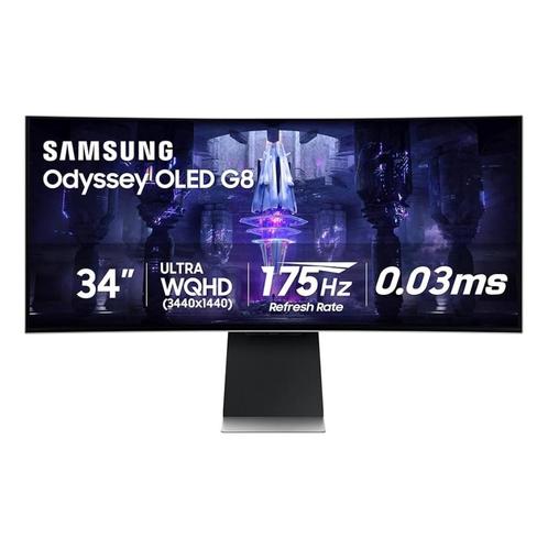 Samsung Odyssey OLED G8 - 34" - 175hz - HDR, Computers en Software, Monitoren, Zo goed als nieuw, 151 t/m 200 Hz, DisplayPort
