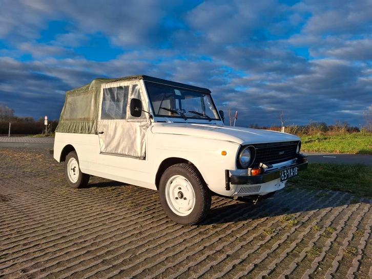 DAF 66 YA 1974, Auto's, Oldtimers, Particulier, Daf, Benzine, Cabriolet, 2 deurs, Automaat, Wit, Overige kleuren, Kunstmatig leder