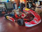 Mooie senior kart met snelle iame kf motor elektrisch start, Sport en Fitness, Karting, Ophalen, Zo goed als nieuw, Kart