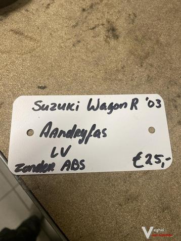 Suzuki Wagon R 2003 Aandrijfas Linksvoor zonder abs beschikbaar voor biedingen