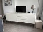 Wit gelakt dressoir, Huis en Inrichting, Kasten | Buffetkasten, Ophalen, Zo goed als nieuw, 200 cm of meer, Minder dan 100 cm