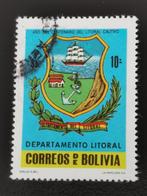Bolivia 1979 - afgifte kuststreek aan Chili, wapenschild, Ophalen of Verzenden, Zuid-Amerika, Gestempeld