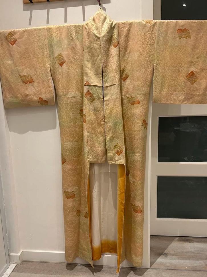 Japanse vintage kimono van Tsukesage | Kyoto Yamato, Kleding | Dames, Overige Dameskleding, Zo goed als nieuw, Ophalen of Verzenden