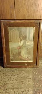 Gravure religieuse, souvenir de communion, 20x25, n224, Antiquités & Art, Enlèvement