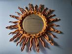 Grote zonnespiegel vintage retro, Ophalen of Verzenden