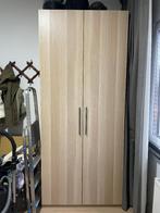 3 Pax kleerkasten IKEA licht hout, Huis en Inrichting, Ophalen, Klassiek licht hout met zwarte handvaten, 100 tot 150 cm, 200 cm of meer