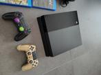 PS4  met 2 controllers, headset & games, Games en Spelcomputers, Spelcomputers | Sony PlayStation 4, Ophalen, Met 2 controllers