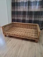 Grote rieten honden mand, Ophalen