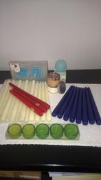 Kaarsen en kandelaars- zie  foto"s, Ophalen of Verzenden, Nieuw, Wit, Kandelaar