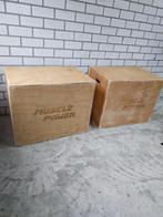 Muscle power plyo box  2 stuks, Sport en Fitness, Ophalen, Zo goed als nieuw